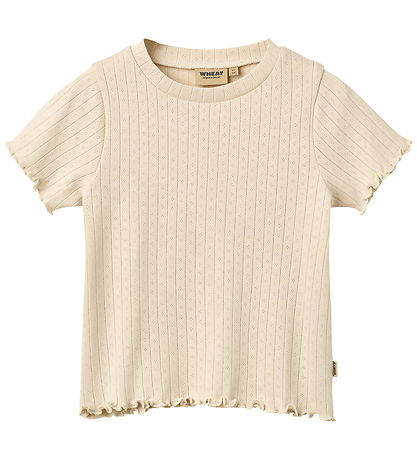 Wheat T-Shirt - Rib - Irene - Mandel Peach