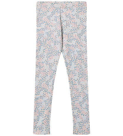 Wheat Leggings - Jules - Powder Blue Blumen