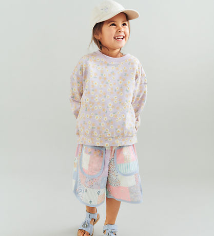 Wheat Sweatshirt - Lia - Lavender Gänseblümchen