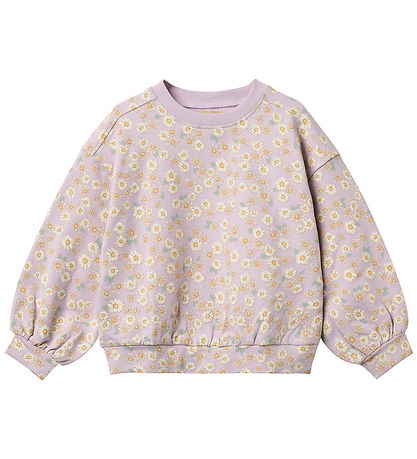 Wheat Sweatshirt - Lia - Lavender Gänseblümchen
