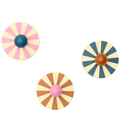 Kids Concept Wall Hooks - 3 pcs - Circus