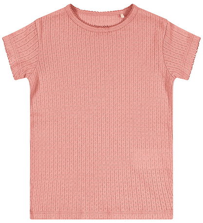 Konges Sløjd T-Shirt - Lochmuster - Minnie - Rosette