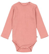 Konges Sløjd Bodysuit l/s - Pointelle - Minnie - Rosette