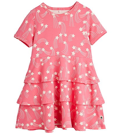 Mini Rodini Dress - Starfall Aop - Pink