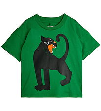 Mini Rodini T-shirt - Panther - Green
