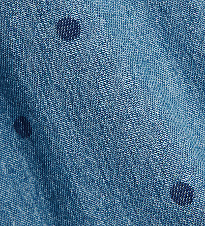 Mini Rodini Chapeau de Soleil - Denim Dots - Bleu