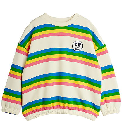 Mini Rodini Sweat-shirt - Ritzratz Stripe - Multicolore
