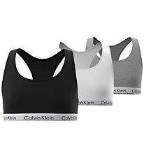 Calvin Klein Tops - 3-Pack - Black/White/Grey Melange
