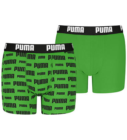 Puma Boxershorts - 2-pack - Grønn/Svart