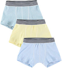 Petit Bateau Boxers - 3-Pack - Blue/Green/Yellow