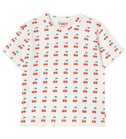 Tiny Cottons T-shirt - Cherries - Off White