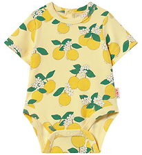 Tiny Cottons Bodysuit s/s - Rib - Oranges - Mellow Yellow