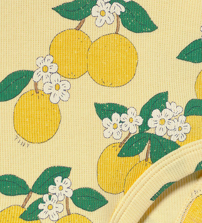 Tiny Cottons Bodysuit s/s - Rib - Oranges - Mellow Yellow