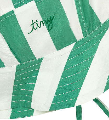 Tiny Cottons Sommarhatt - Smaragdränder