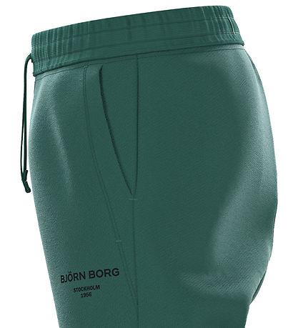 Björn Borg Joggingbuxur - Kastali Essential - Bómull Green