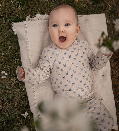 Hanevild Bodysuit l/s - Bow - Summer Sand