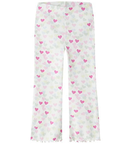 Name It Trousers - NmfVemia - Cloud Dancer/Random Heart