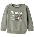 Name It Sweatshirt - NmmValexander - Shadow/Bear Schlittschuhe