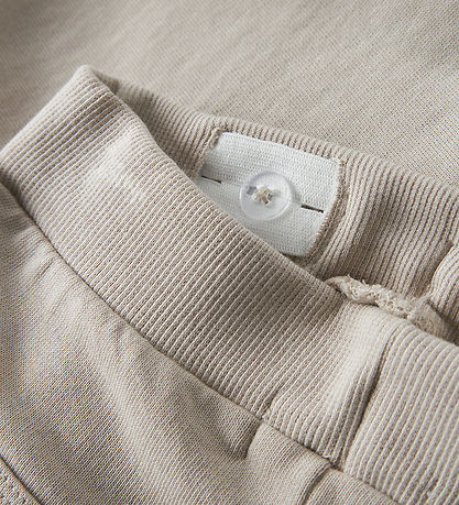 Name It Shorts en Molleton - NmmVasse - Château Gris