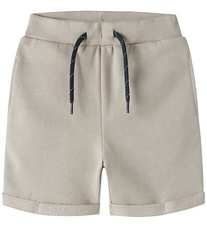 Name It Shorts en Molleton - NmmVasse - Château Gris