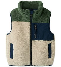 Name It Fleece Vest - Teddy - NmmMonico - Peyote