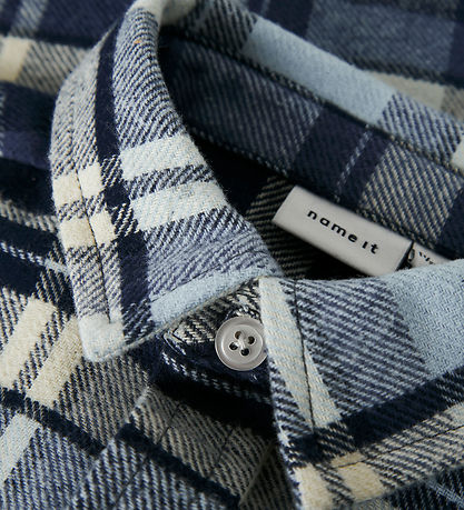 Name It Overhemd - NmmDetul - Blue Mist