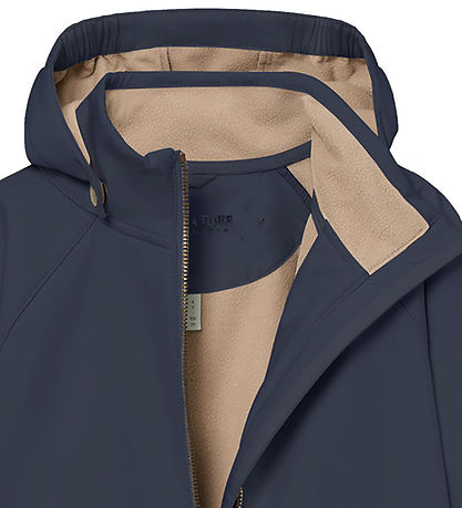 Mini A Ture Softshell jakki M. Flís - MatAden - Ombre Blue