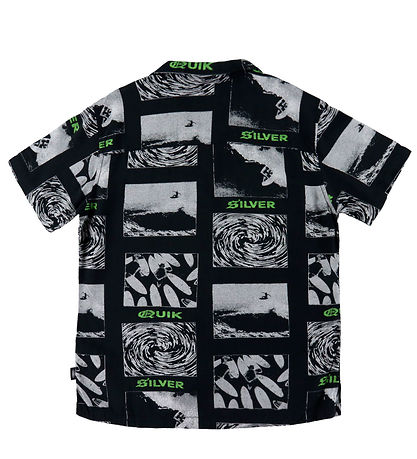 Quiksilver Hemd - Viskose - Quecksilberrohr Black