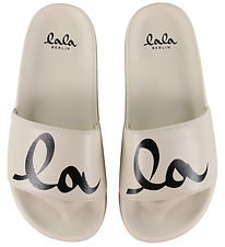 Lala Berlin Sandales de Plage - BilBao - Off White/Black