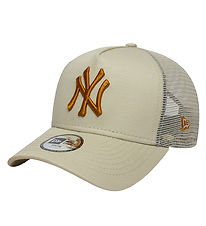 New Era Cap - League Trucker - New York Yankees - Light Beige