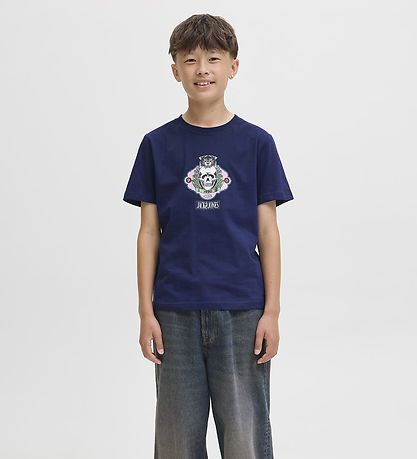 Jack & Jones T-shirt - JorSkull - Ocean Cavern