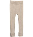 Hanevild Leggings - Strick - Heather - Summer Sand
