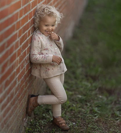 Hanevild Leggings - Strick - Heather - Summer Sand