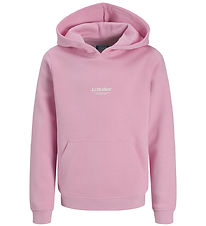 Jack & Jones Hoodie - Noos - JjeSoho JNR - Prism Pink