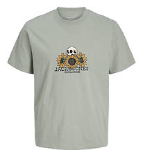 Jack & Jones T-shirt - JorCatskills - Seagrass w. Print