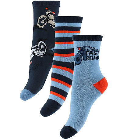 Name It Socks - 3-Pack - NmmBertil - Navy Blazer/Endless Sky +