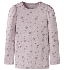 Name It Blouse - NmfHeart - Keepsake Lilac
