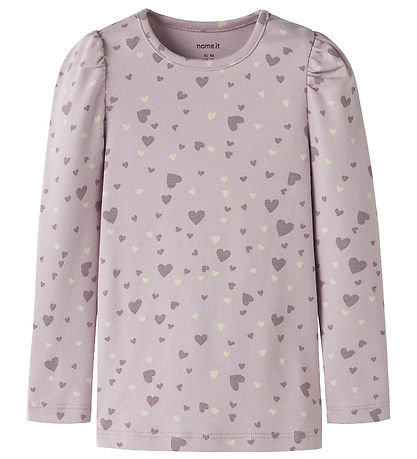Name It Blouse - NmfHeart - Keepsake Lilac