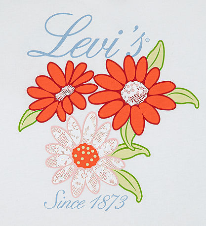 Levis T-shirt - Bright White w. Print