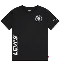 Levis T-Shirt - Jet Black m. Print