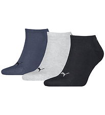 Puma Ankle Socks - 3-Pack - Navy/Grey/Shadow Blue