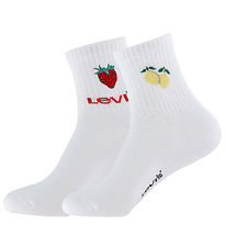 Levis Socks - 2-Pack - Fruit - White Combo
