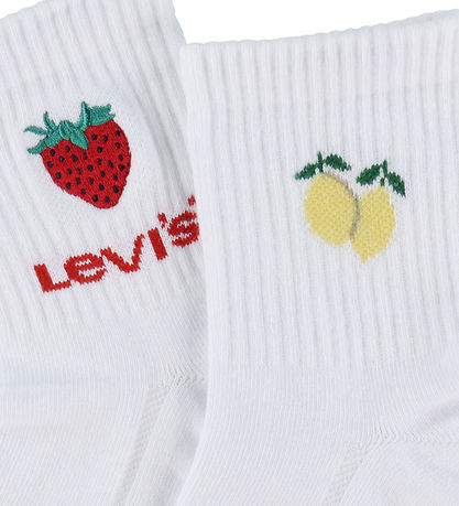 Levis Sokker - 2-pack - Frukt - White Combo