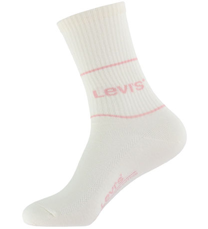Levis Chaussettes - 2 Pack - Blanc/Vert/Rose