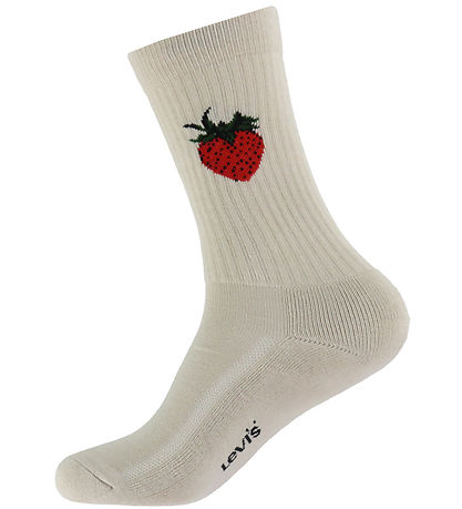 Levis Sokkar - 2 Pakki - Ávaxta-Aop - Grátt/Drapplitað