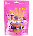 Fat Brain Armband m. Charms - Plip Charms - Paars