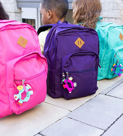 Fat Brain Bracelet w. Charms - Plip Charms - Teal