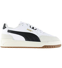 Puma Shoes - Shuffle Downtown Lo AND Jr - White/Black