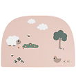 Done by Deer Placemat - Silicone - Tiny Farm - Powder
