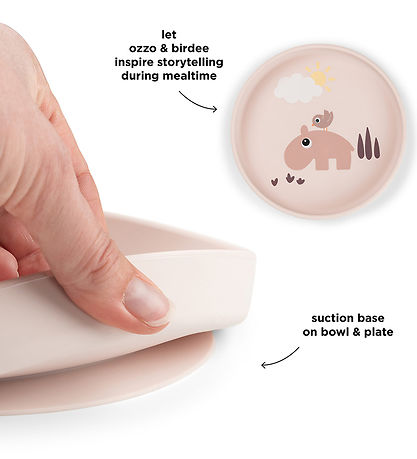 Done by Deer Stok Eend Blijf Borden - Speeltuin - Poeder